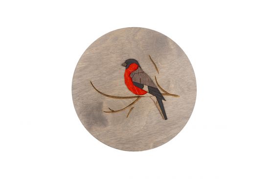 Bullfinch Wooden Image