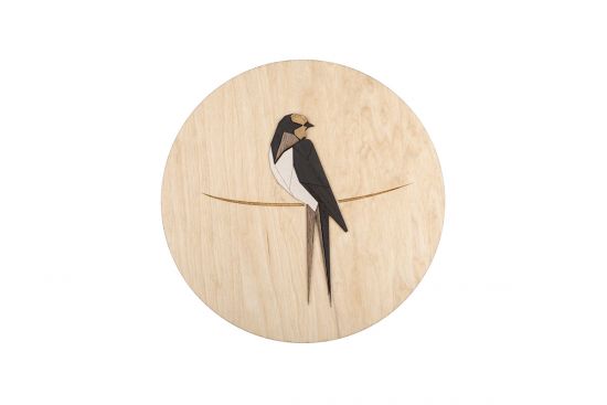 Swallow Wooden Image