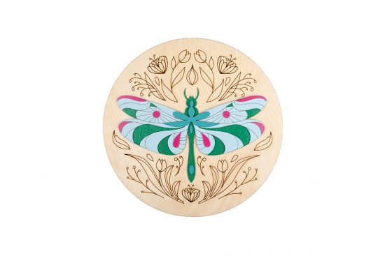 Dragonfly Wooden Image 