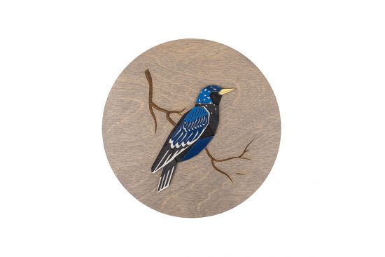 Thrushbird Wooden Image